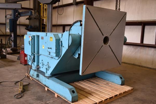 25000 lb. Aronson #GE-250, welding positioners, 60" x 60" table, geared elevation - Image 1