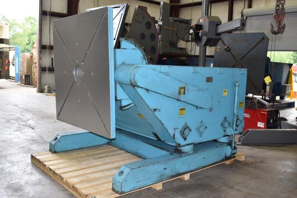 25000 lb. Aronson #GE-250, welding positioners, 60" x 60" table, geared elevation - Image 5