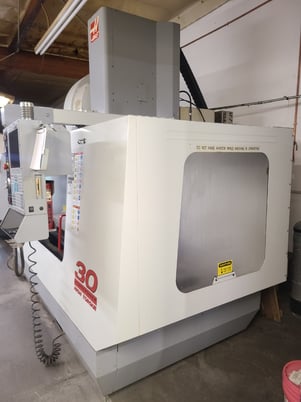 Haas #VF-5, #50 taper, chip auger, 50" X, 26" Y, 25" Z, 20 HP, 20 automatic tool changer - Image 2