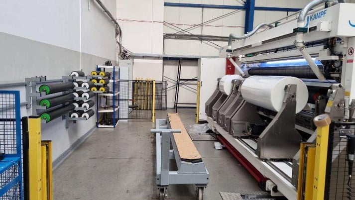 Kampf #Unislit-II, 140" duplex independent arm slitter rewinder, 2600 FPM, 51" unwind diameter, 2019 - Image 3