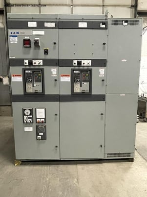 1600 Amps, Eaton #Magnum-DS-LV Switchgear 480 Volts 2 sections with 1600a LSIG breakers - Image 1