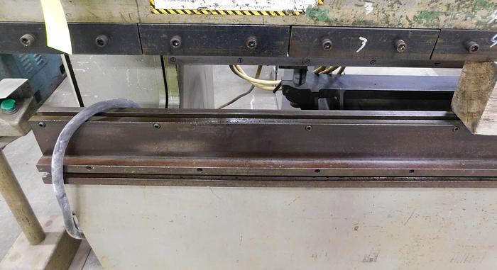 55 Ton, Darley #EHP50-20/15, hydraulic press brake, 4.72" stroke, 10" throat, 61" between housing, Delem - Image 4