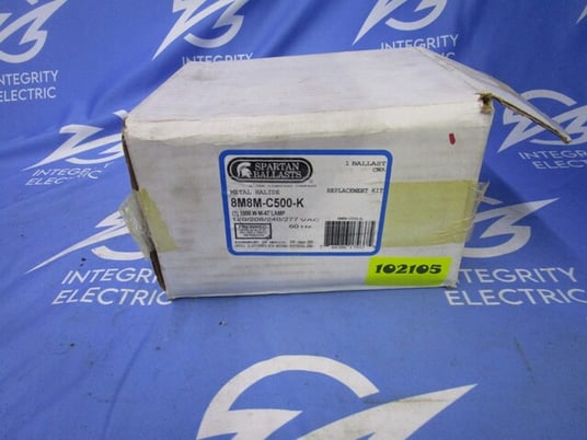 Spartan, ballasts metal halide transformer 8M8M-C500-K 1000W 120/208/240/277 Volts, new in box - Image 2