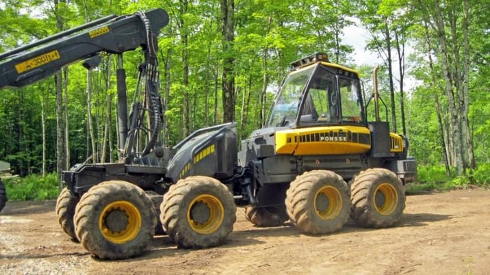 Ponsse #Ergo, 8-wheel harvester, 100 gallon fuel capacity, H-7 harvesting head, 2014 - Image 1