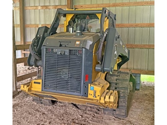 John Deere #333G, track skidder, 100 HP @ 2500 RPM, 30 gallon fuel tank, MH60D mulch head, 2023 - Image 3