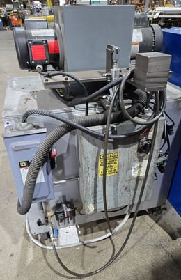 Custom dual saw blade metal finishing machine, dual 1/2 HP motors - Image 5