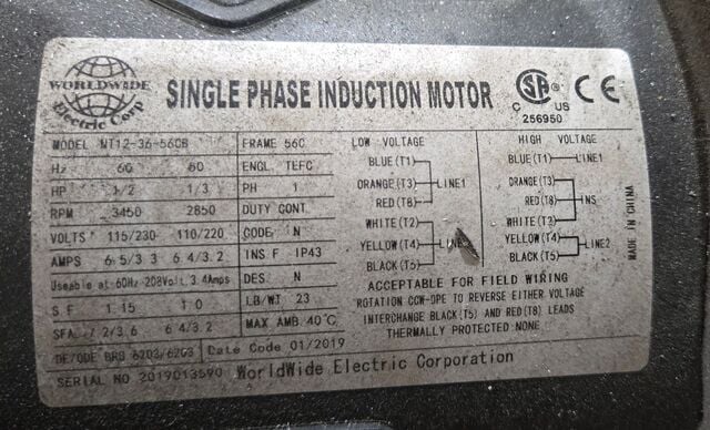 Custom dual saw blade metal finishing machine, dual 1/2 HP motors - Image 8