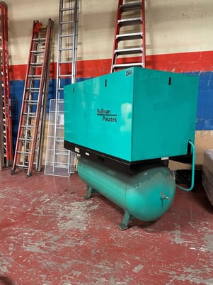 Sullivan-Palatek 25D4J, Rotary Screw Air Compressor, 25 HP, 25134 hours, 2004 - Image 7