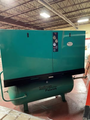 Sullivan-Palatek 25D4J, Rotary Screw Air Compressor, 25 HP, 25134 hours, 2004 - Image 8