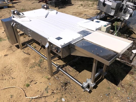 41" w x 72" l fp d, Bi-Flow Conveyor, w/(2) 7.5" width, (2) 6" width & (4) 3.5" width Slat Conveyors, (2) - Image 5