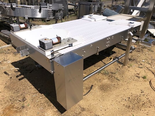 41" w x 72" l fp d, Bi-Flow Conveyor, w/(2) 7.5" width, (2) 6" width & (4) 3.5" width Slat Conveyors, (2) - Image 6