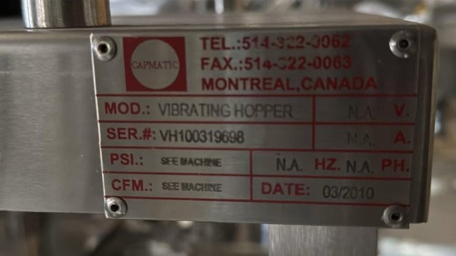 Capmatic, (3) Stainless Steel Vibrating Hoppers, 2010 - Image 7
