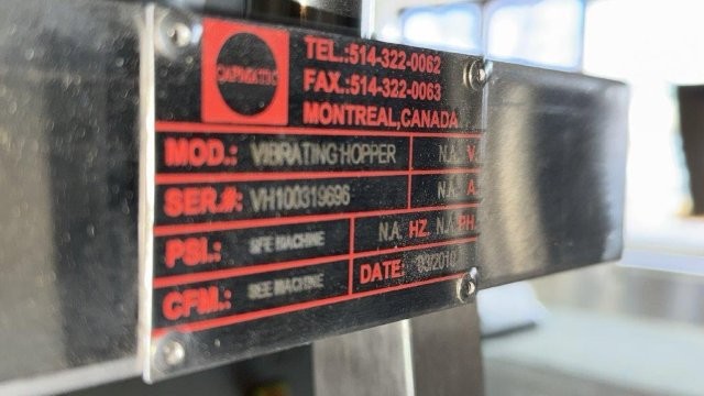 Capmatic, (3) Stainless Steel Vibrating Hoppers, 2010 - Image 8