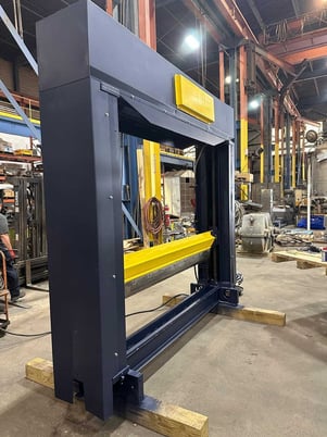 Jones, Guillotine Roll Splitter, 87" width cutting, 72" diameter Roll, 10 HP - Image 2