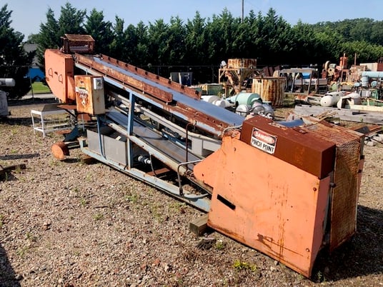 12" wide x 15.5' long, Sandvik, Cooling Belt Conveyor, Stainless Steel - Image 1