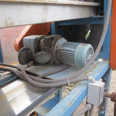 12" wide x 15.5' long, Sandvik, Cooling Belt Conveyor, Stainless Steel - Image 8