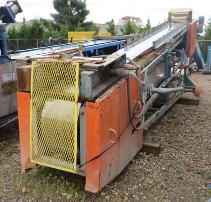 12" wide x 15.5' long, Sandvik, Cooling Belt Conveyor, Stainless Steel - Image 10