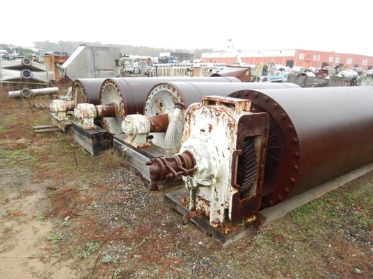 Beloit, Dryer Cans, Lot of 4, 48" diameter x 129" face, 75 psi @ 450 F - Image 5