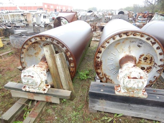Beloit, Dryer Cans, Lot of 4, 48" diameter x 129" face, 75 psi @ 450 F - Image 9