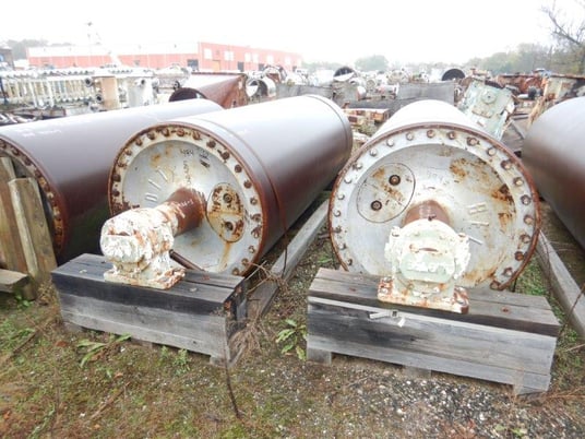 Beloit, Dryer Cans, Lot of 4, 48" diameter x 129" face, 75 psi @ 450 F - Image 10