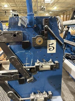 Deacro #DA-653, 63" wide duplex cantilevered slitter rewinder, edge guiding, pnematic braking - Image 2