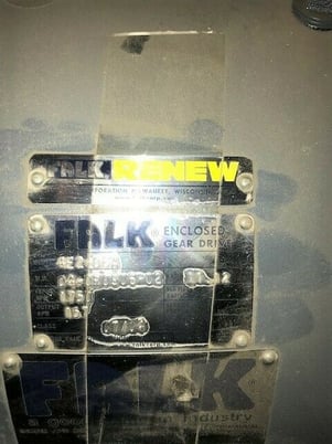 1750 RPM, Falk #4E2-06A, gear reducer, 157 RPM out, 11.12 ratio, remanufactured - Image 8