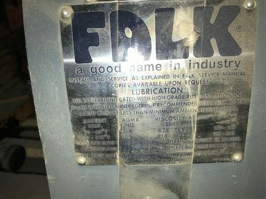 1750 RPM, Falk #4E2-06A, gear reducer, 157 RPM out, 11.12 ratio, remanufactured - Image 9