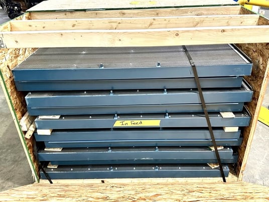 B M & M screen frames, Stainless, unused (10 available) - Image 1