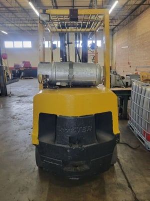 8250 lb. Hyster #S80XM, LB lift truck, 8' forks, side shift, 145" lift, - Image 4