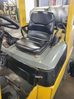 8250 lb. Hyster #S80XM, LB lift truck, 8' forks, side shift, 145" lift, - Image 7