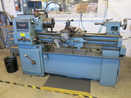 15" x 40" Sheldon #R-15, lathe, 2-1/4" bore, 1250 RPM, AcuRite digital read out, tailstock, Buck Adjust-Tru - Image 2