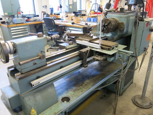 15" x 40" Sheldon #R-15, lathe, 2-1/4" bore, 1250 RPM, AcuRite digital read out, tailstock, Buck Adjust-Tru - Image 7
