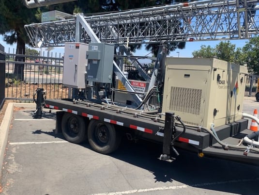 22 KW Kohler #20REOZK, Diesel Genset, w/ Portable Cell Tower, single phase, 120/240 Volts, 2014 - Image 5