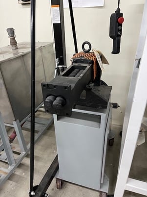 2.36" Leistritz #ZSE-60-GL-36D, twin screw extruder, 36:1 L/D, 121 KW Baumuller Shunt Wound DC motor, 10 zone - Image 8