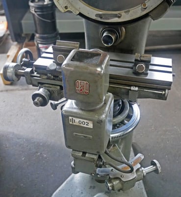 14" Jones & Lamson #PC-14, opitical comparator & measuring machine, 18" x 6" table, 180&deg; angle, power - Image 2