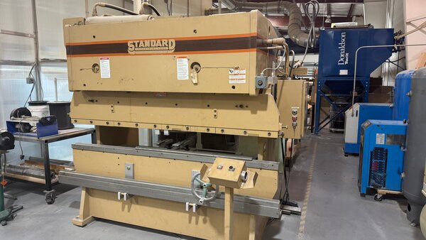 100 Ton, Standard Industrial #AB100-8, Hydraulic Press Brake, 8' overall, 77" between housing, 13" open, 7" - Image 2