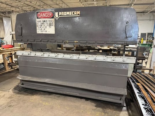 88 Ton, Promecam #RG-80-30, up-acting hydraulic brake, 10' overall, 96" between housing, 4" stroke, 14.6" - Image 2