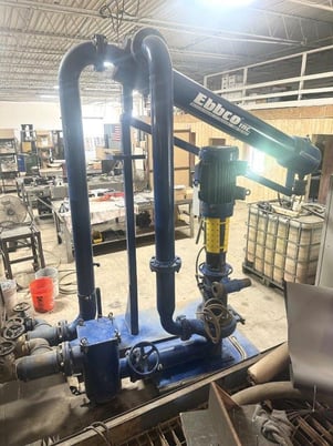 EBBCO #502, Garnet Removal System, 171-300 sq.ft., 6"/4" connections, 30 HP, 600 GPM, 220/440 V., w/ pvc - Image 2