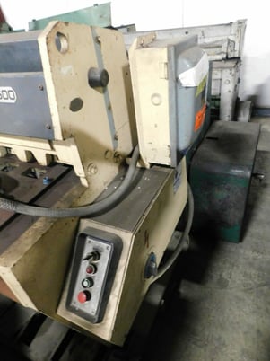 10 gauge x 4' Edwards #3.25/1250, electro-mechanical shear, 24" manual back gauge, 1985 - Image 4