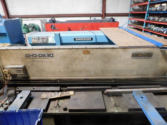 1/4" x 10' Adira #QHO-0630, shear, 30" front operated power back gauge, blade gap adj., 1983 - Image 5