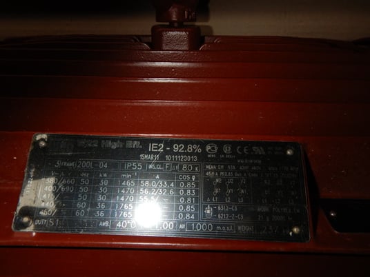 Unused Westfalia Msa200 30 Kw Motor - Image 3