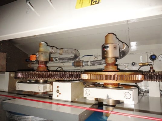 Cincinnati Milacron, 2-Roll Sheet Take-Off, 34" Face x 18" diameter Rolls, 4 diameter x 34" width Pull Roll - Image 3