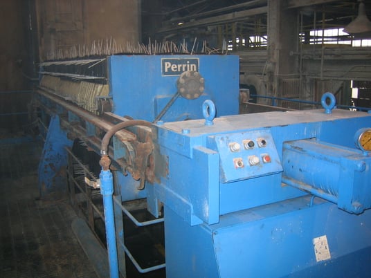 48" Perrin #100-48, Polypropylene Filter Press, (2) Plates, (40) 47 Chambers, 992 sq.ft. Filter Area, 54.8 - Image 6