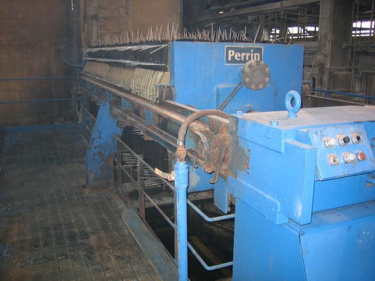 48" Perrin #100-48, Polypropylene Filter Press, (2) Plates, (40) 47 Chambers, 992 sq.ft. Filter Area, 54.8 - Image 10