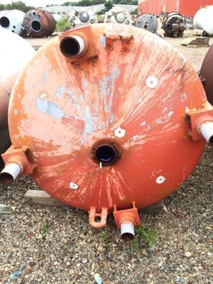 750 gallon DeDietrich #VT-750, Glass Lined Tank, Vertical, 48" diameter x 60" straight side, 50 psi/FV @ - Image 8