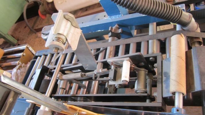 Abel #502, Case Sealer, Top Seal, Adjustable Height, 22" Wide Track, w/66" Long Roller Conveyor - Image 3