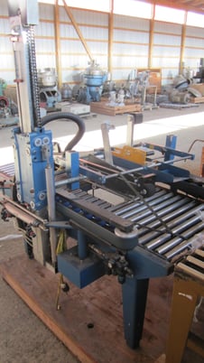 Abel #502, Case Sealer, Top Seal, Adjustable Height, 22" Wide Track, w/66" Long Roller Conveyor - Image 5