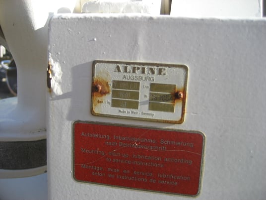 Alpine #D100LU, Universal Grinding Mill, 30-40 kg/hr. max Throughput, 105 mm Grinding Chamber, 100 mm Beater - Image 3