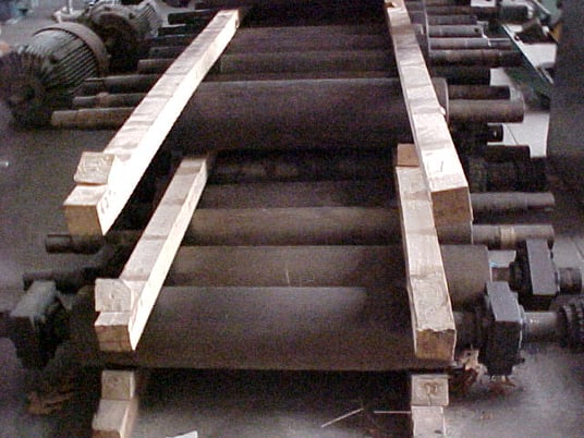 Roskamp #TP1000-42, High Capacity Cracker/Grinder Mill, (3) Pairs of 10" diameter x 42" L Corrugated Rolls - Image 4