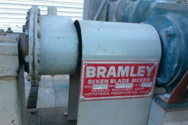Bramley Beken, Blade Mixer, Stainless Steel, Jacketed, Tilt Discharge, 0.75 gallon, 1 HP, 230-460 V, 1992 - Image 7
